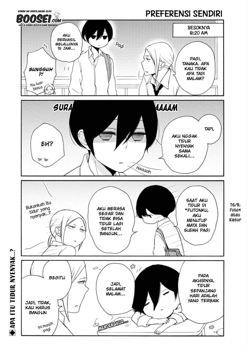 Tanaka-kun wa Itsumo Kedaruge chapter 132 halaman 14