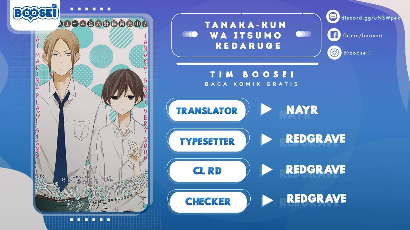 Tanaka-kun wa Itsumo Kedaruge Chapter 136