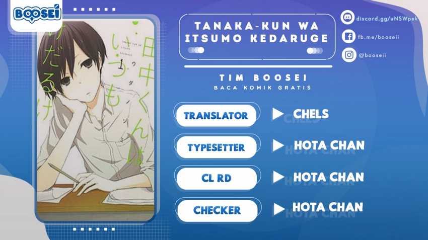 Tanaka-kun wa Itsumo Kedaruge Chapter 21