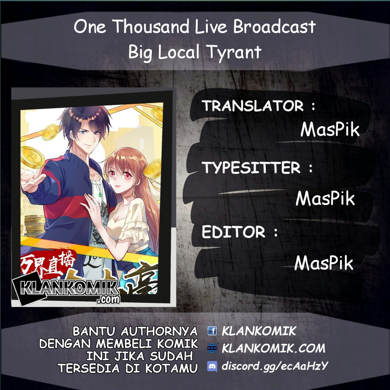 One Thousand Live Broadcast Big Local Tyrant Chapter 01
