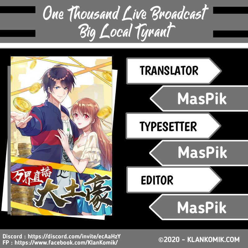One Thousand Live Broadcast Big Local Tyrant Chapter 29
