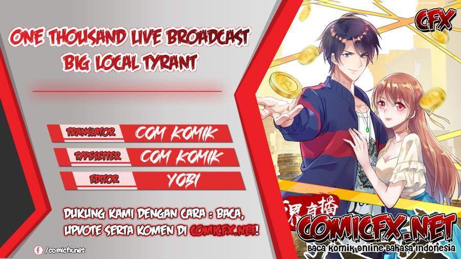 One Thousand Live Broadcast Big Local Tyrant Chapter 77
