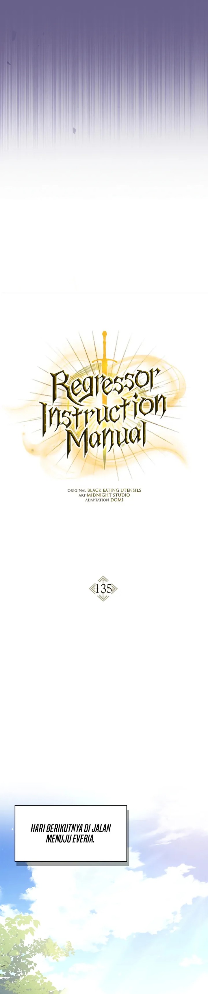 Regressor Instruction Manual Chapter 135