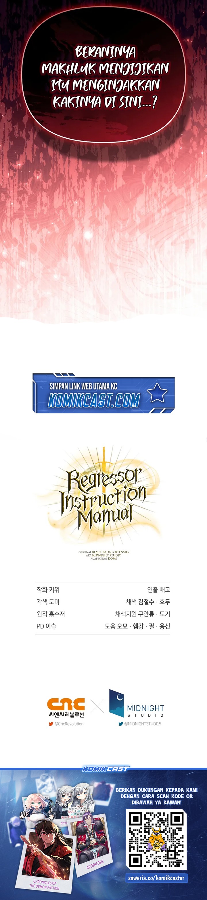 Regressor Instruction Manual Chapter 135