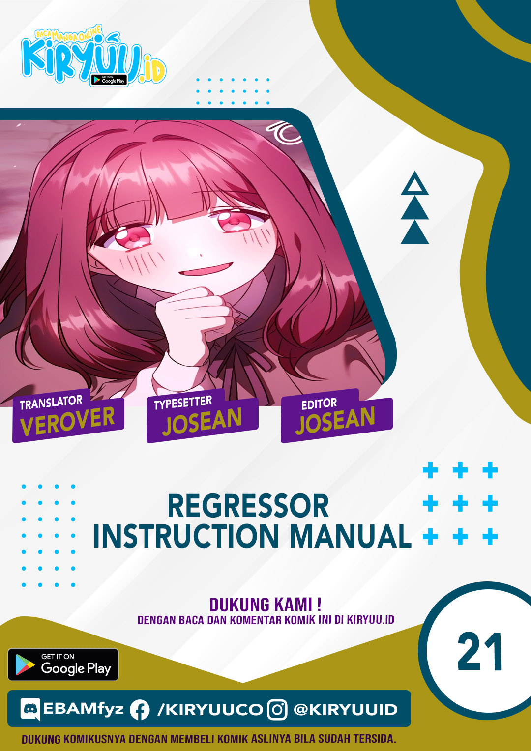 Regressor Instruction Manual Chapter 21 page 2
