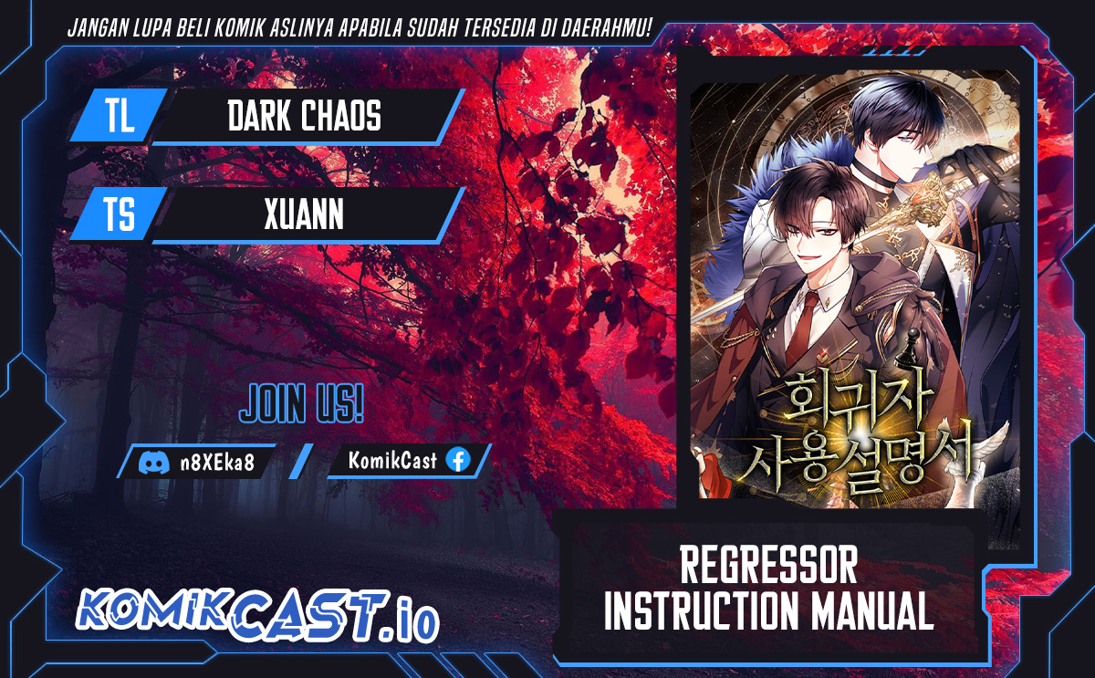 Regressor Instruction Manual Chapter 85