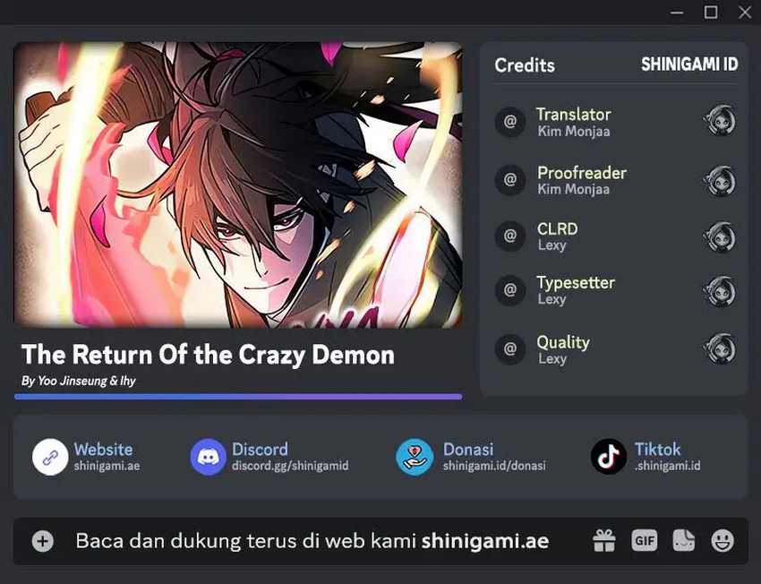 Return of the Mad Demon Chapter 122