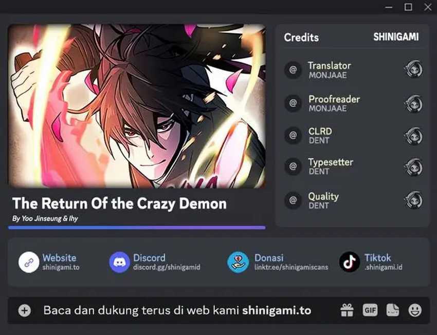 Return of the Mad Demon Chapter 156