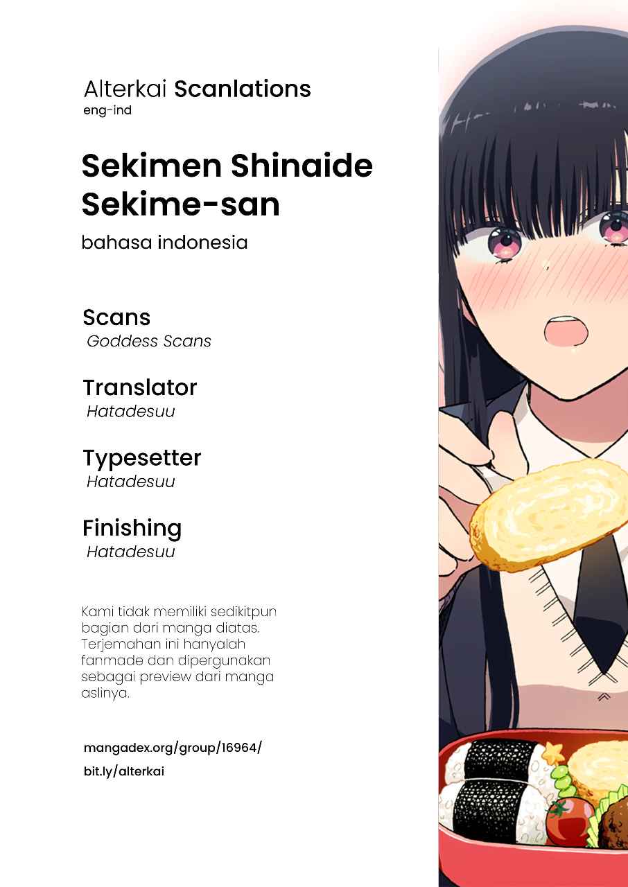 Sekimen Shinaide Sekime-san Chapter 08