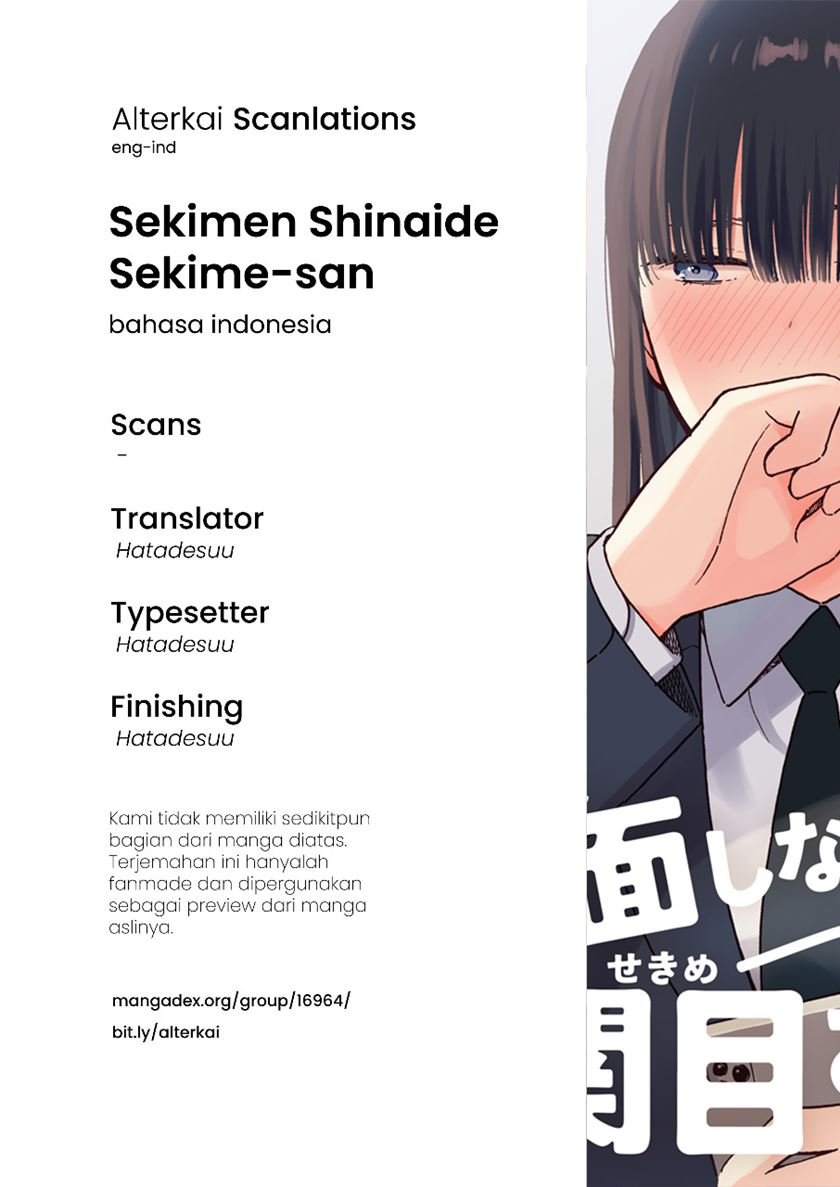 Sekimen Shinaide Sekime-san Chapter 10