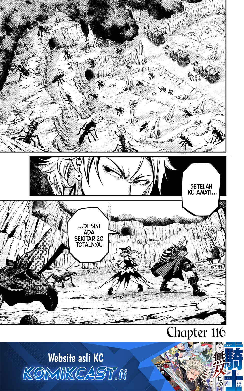 Tsuihou Sareta Tenshou Juu Kishi ha Gemu chishiki de Musou Suru Chapter 116