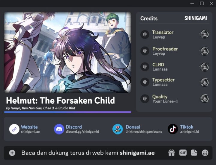 Helmut: The Forsaken Child Chapter 102