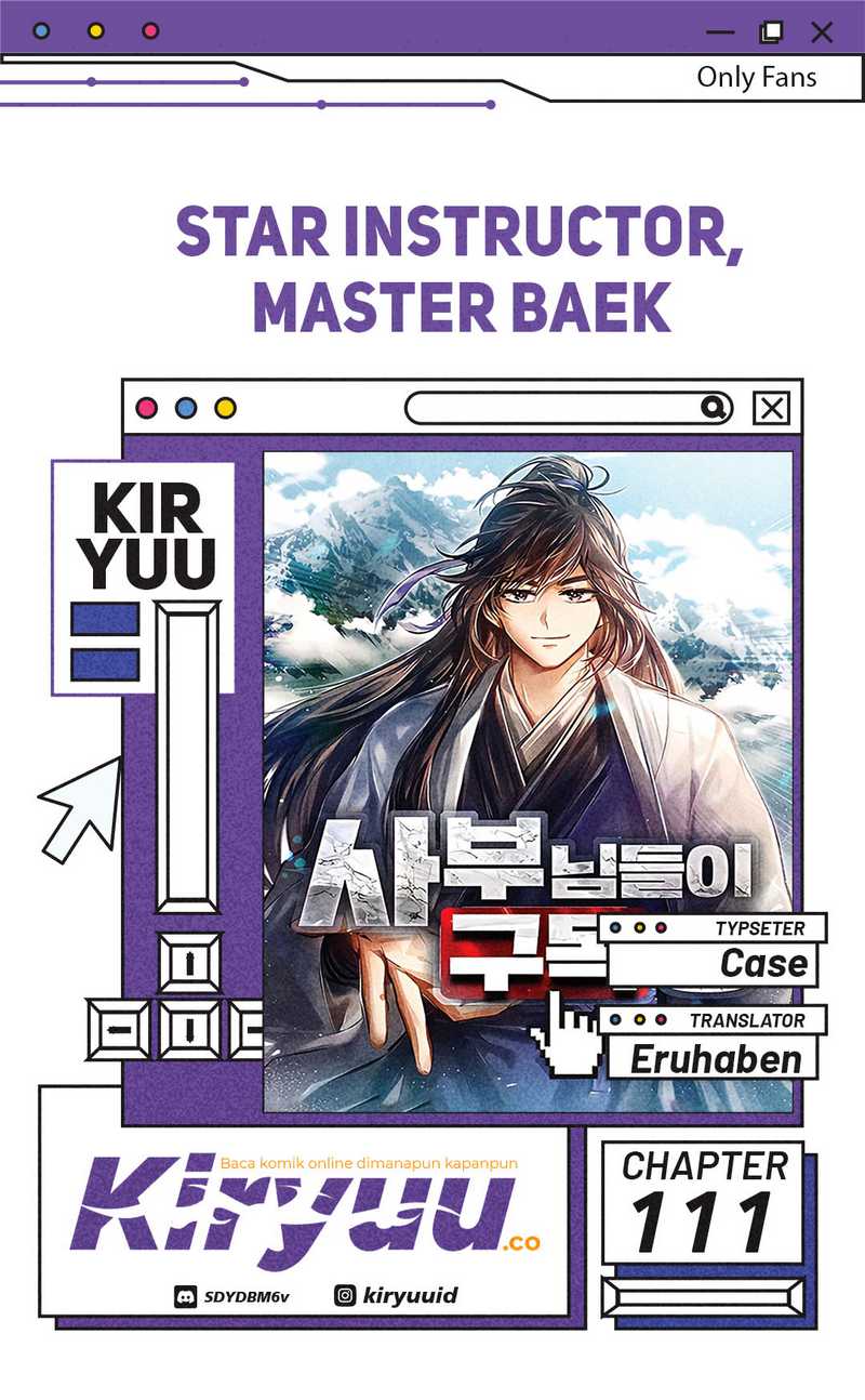 Number One Star Instructor Master Baek Chapter 111