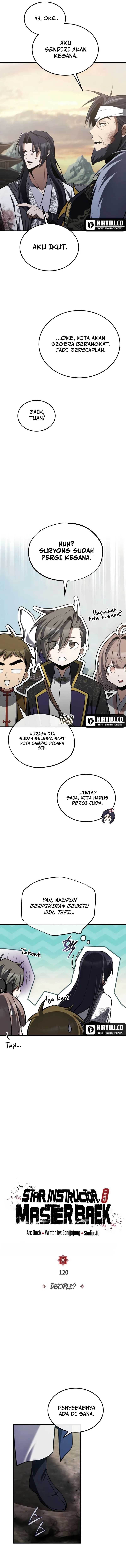Number One Star Instructor Master Baek Chapter 120