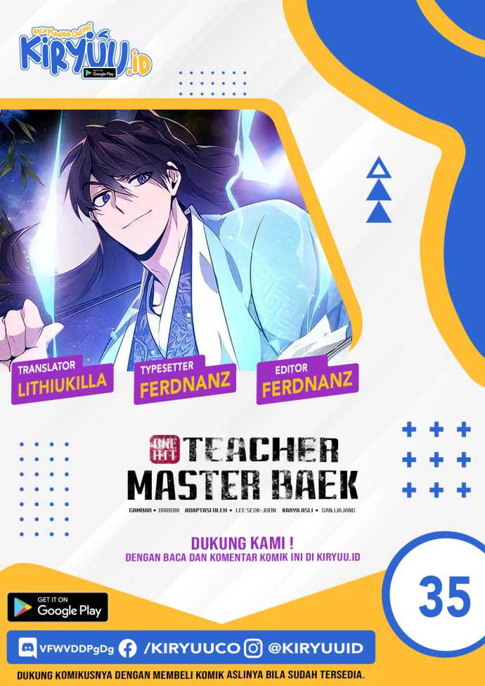 Number One Star Instructor Master Baek Chapter 35