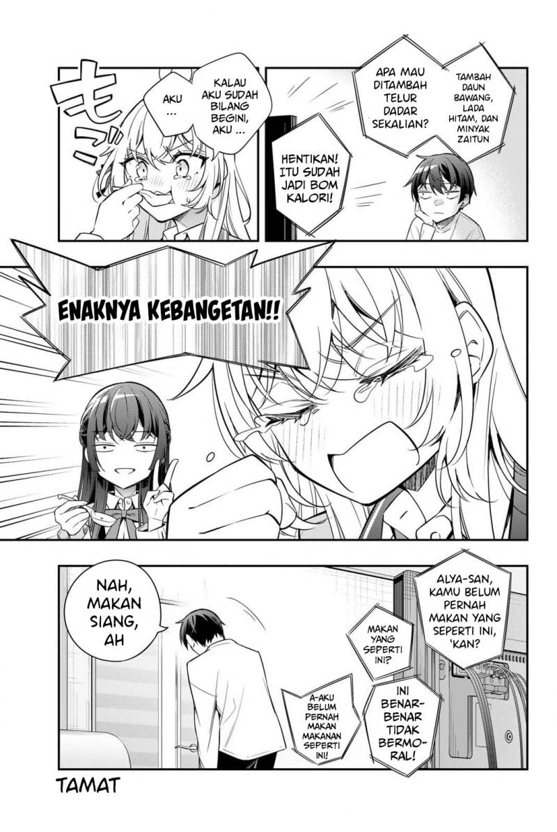 Tokidoki Bosotto Roshiago de Dereru Tonari no Alya-san Bahasa Indonesia Chapter 25.5