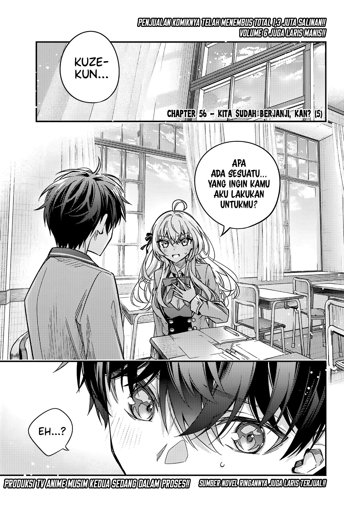 Tokidoki Bosotto Roshiago de Dereru Tonari no Alya-san Bahasa Indonesia Chapter 56