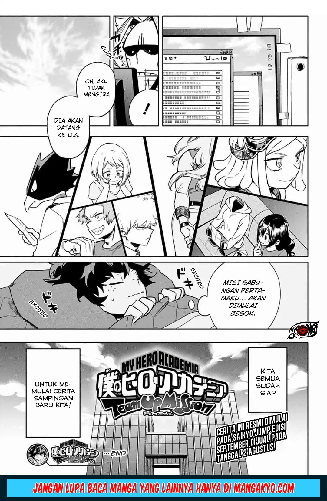 Boku no Hero Academia Team Up Mission Chapter 01