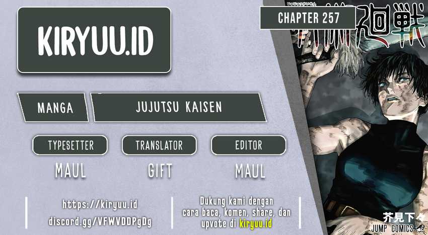 Jujutsu Kaisen Chapter 257