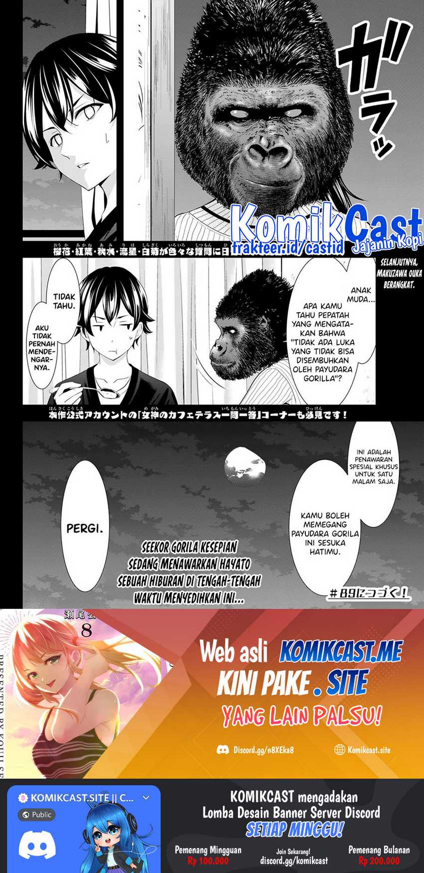 Megami no Kafeterasu chapter 88 halaman 18