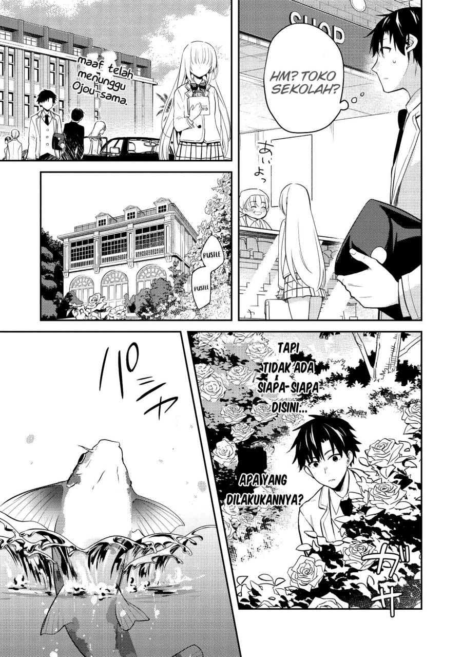 Saijo no Osewa ~Takane no Hana Darakena Meimon Kou de, Gakuin Ichi no Ojou-sama (Seikatsu Noryoku Kaimu) o Kagenagara Osewa suru Koto ni Narimashita~ chapter 5 halaman 16