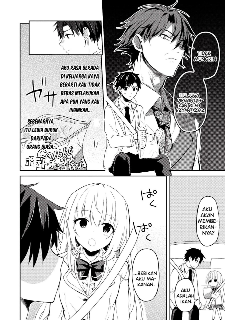 Saijo no Osewa ~Takane no Hana Darakena Meimon Kou de, Gakuin Ichi no Ojou-sama (Seikatsu Noryoku Kaimu) o Kagenagara Osewa suru Koto ni Narimashita~ chapter 5 halaman 23