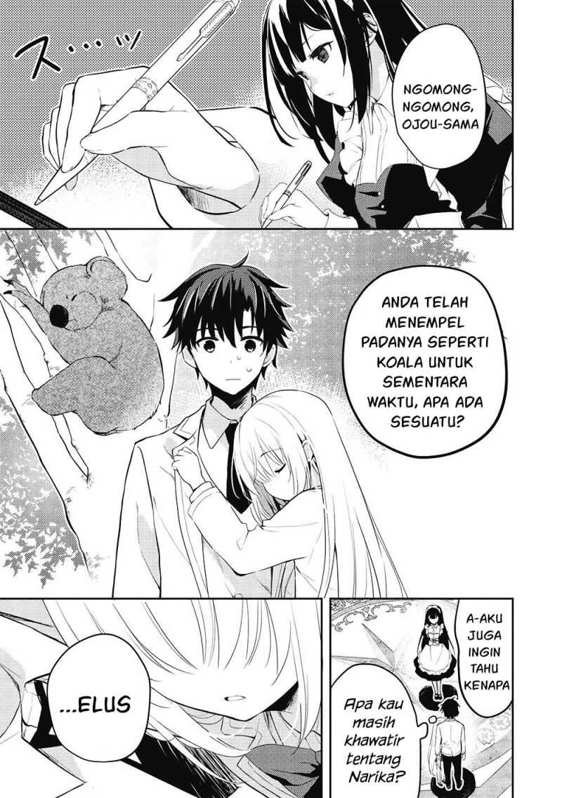 Saijo no Osewa ~Takane no Hana Darakena Meimon Kou de, Gakuin Ichi no Ojou-sama (Seikatsu Noryoku Kaimu) o Kagenagara Osewa suru Koto ni Narimashita~ chapter 8 halaman 19