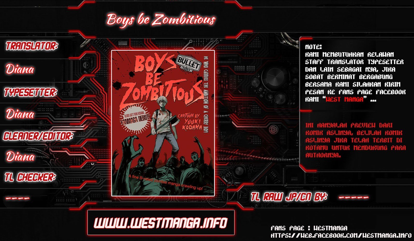 Boys be Zombitious Chapter one-shot