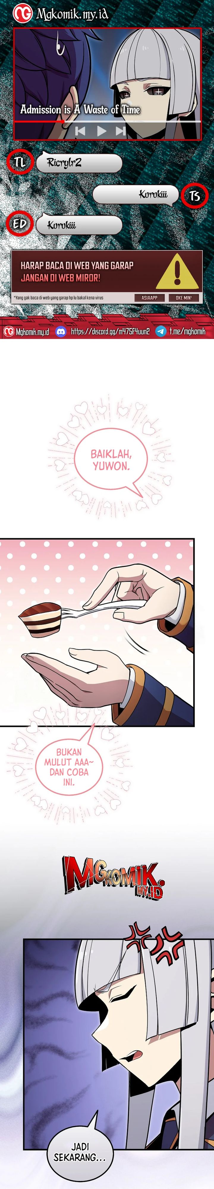 Admission is a Waste of Time Chapter 52