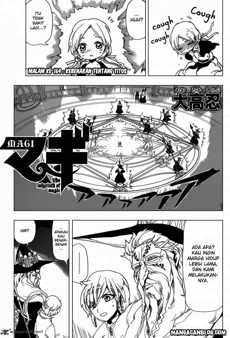 Magi &#8211; Labyrinth of Magic Chapter 164