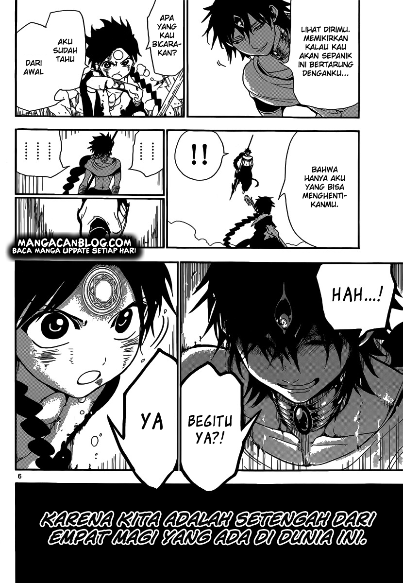 Magi &#8211; Labyrinth of Magic Chapter 256