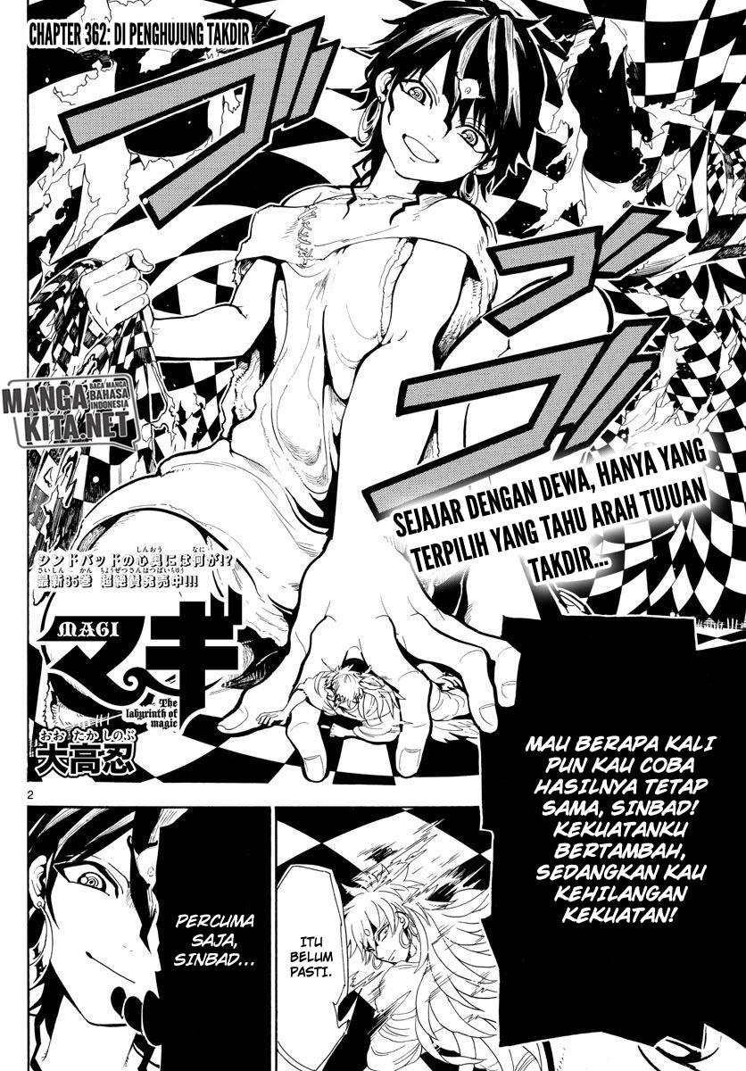 Magi &#8211; Labyrinth of Magic Chapter 362