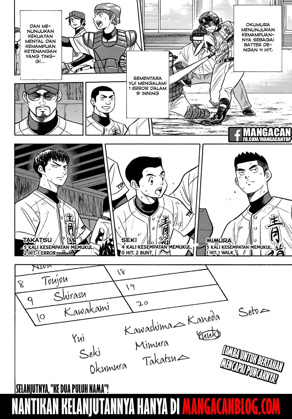 Diamond no Ace Act 2 Chapter 132