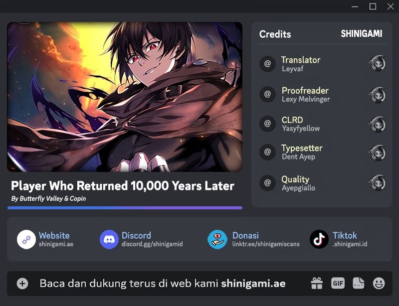 Player Who Returned 10,000 Years Later Chapter 110