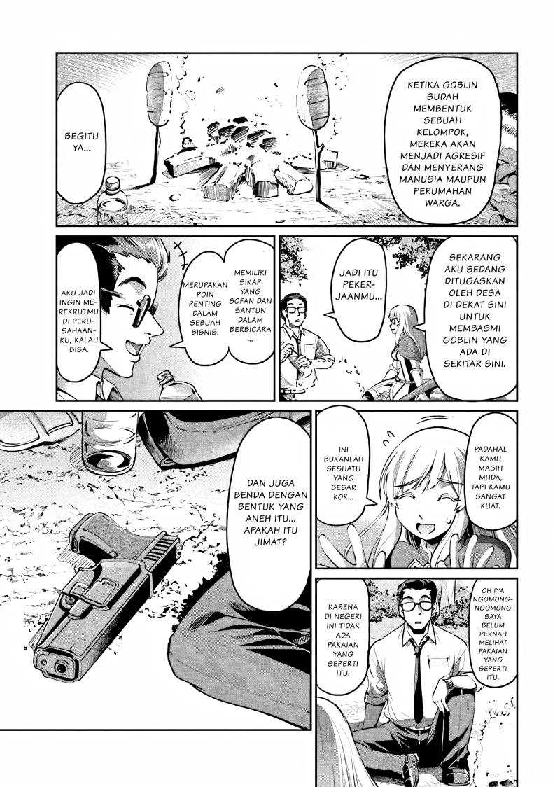 Isekai Shoukan Oji-san no Juumusou Life – Sabage Suki Salaryman wa Kaisha Owari ni Isekai e Chokki suru Chapter 01