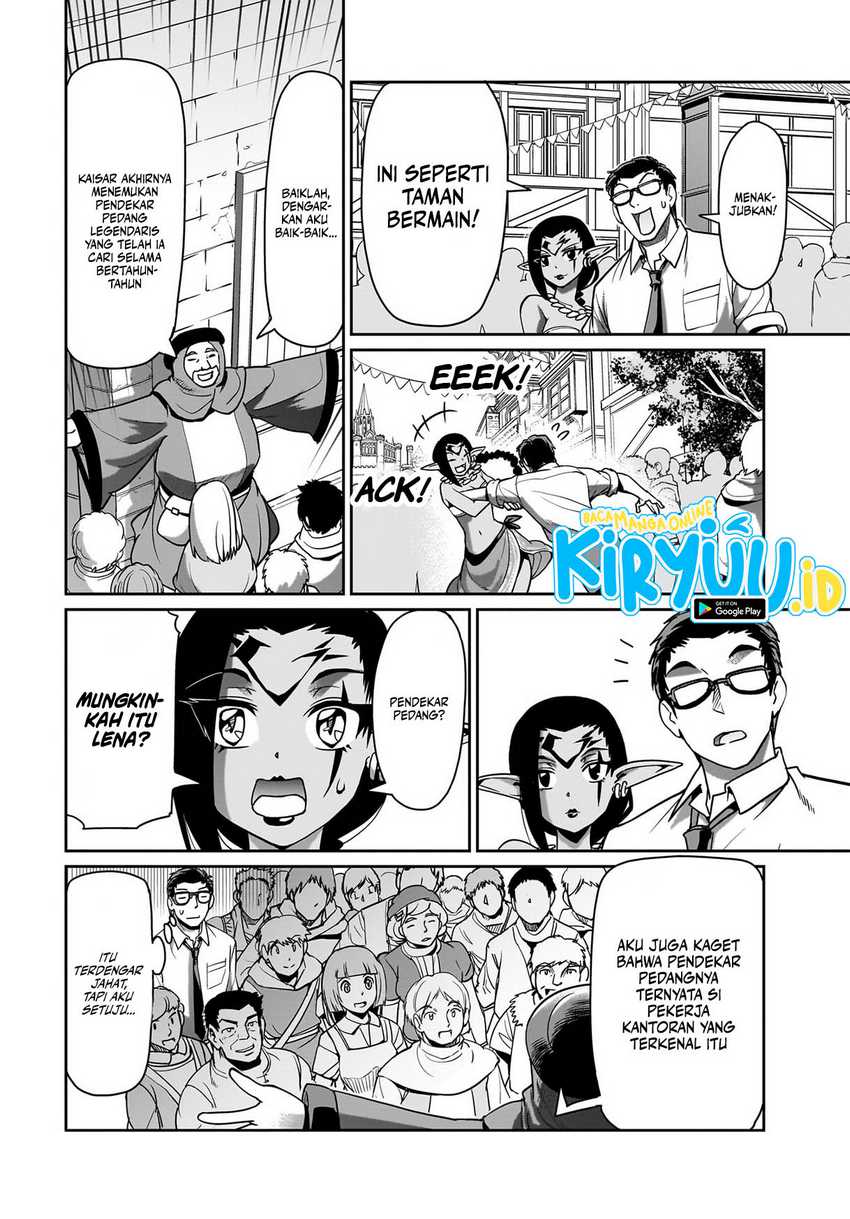Isekai Shoukan Oji-san no Juumusou Life – Sabage Suki Salaryman wa Kaisha Owari ni Isekai e Chokki suru Chapter 34