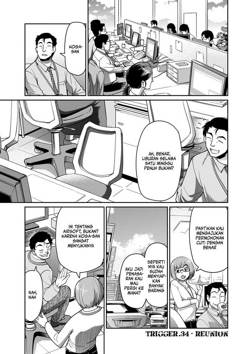 Isekai Shoukan Oji-san no Juumusou Life – Sabage Suki Salaryman wa Kaisha Owari ni Isekai e Chokki suru Chapter 34