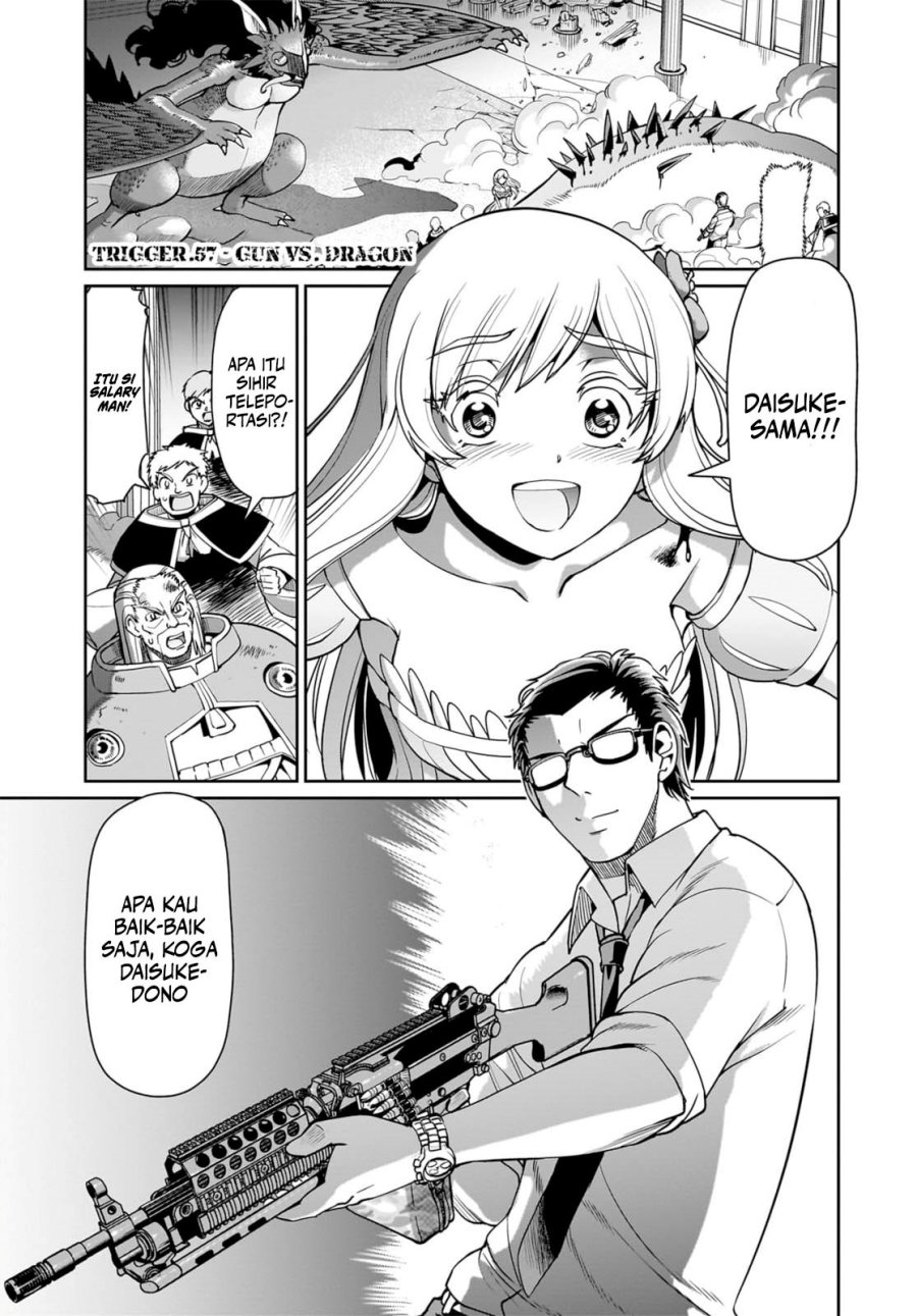 Isekai Shoukan Oji-san no Juumusou Life – Sabage Suki Salaryman wa Kaisha Owari ni Isekai e Chokki suru Chapter 57