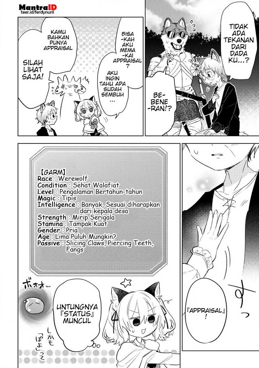 Nekomimi Shoujo wa Mori de Slow Life wo Okuritai: Mofumofu wa Shomou Shimashita ga, Seijo to ka Ouji-sama to ka wa Chuumongai desu Chapter 06.1
