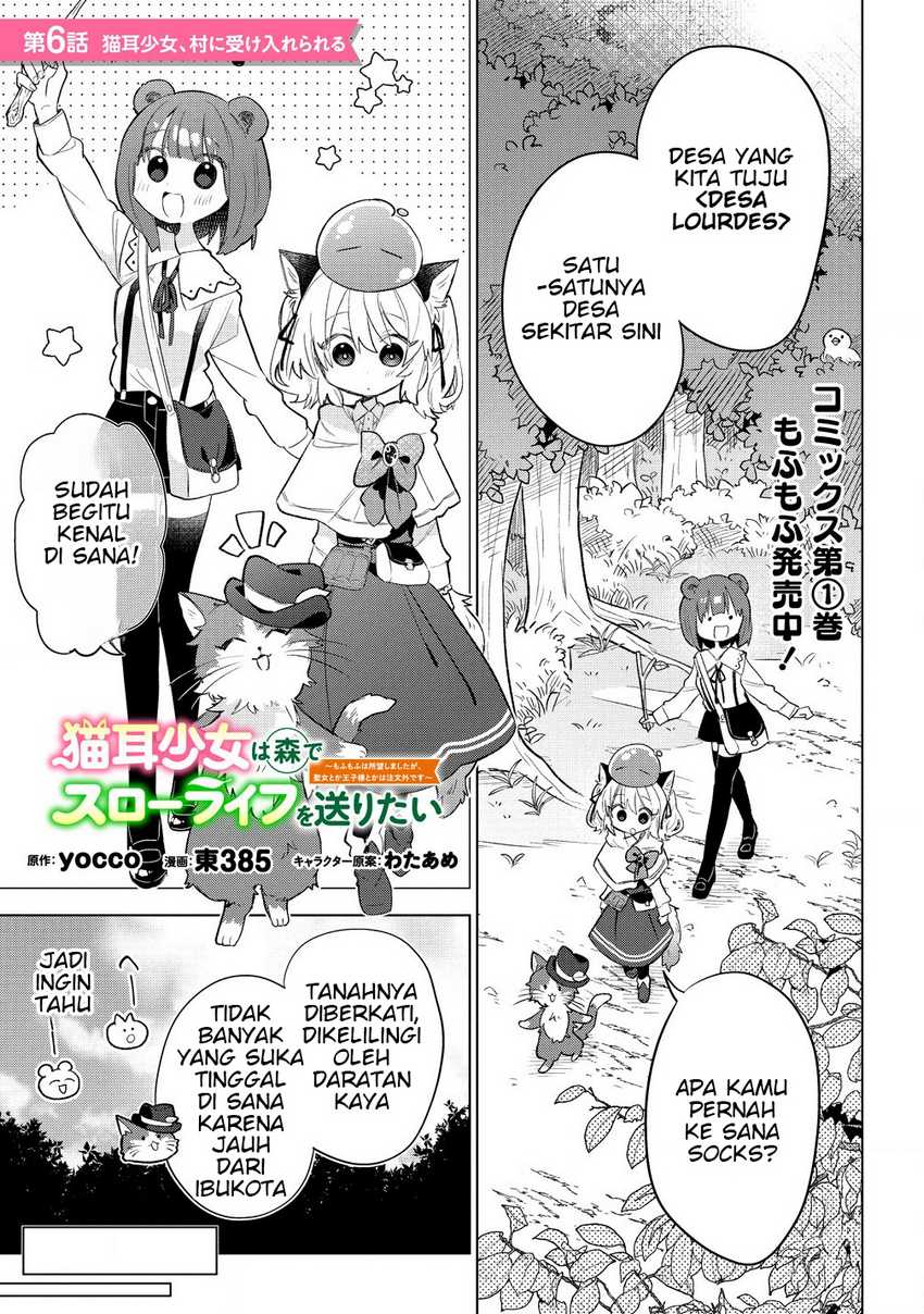 Nekomimi Shoujo wa Mori de Slow Life wo Okuritai: Mofumofu wa Shomou Shimashita ga, Seijo to ka Ouji-sama to ka wa Chuumongai desu Chapter 06.1