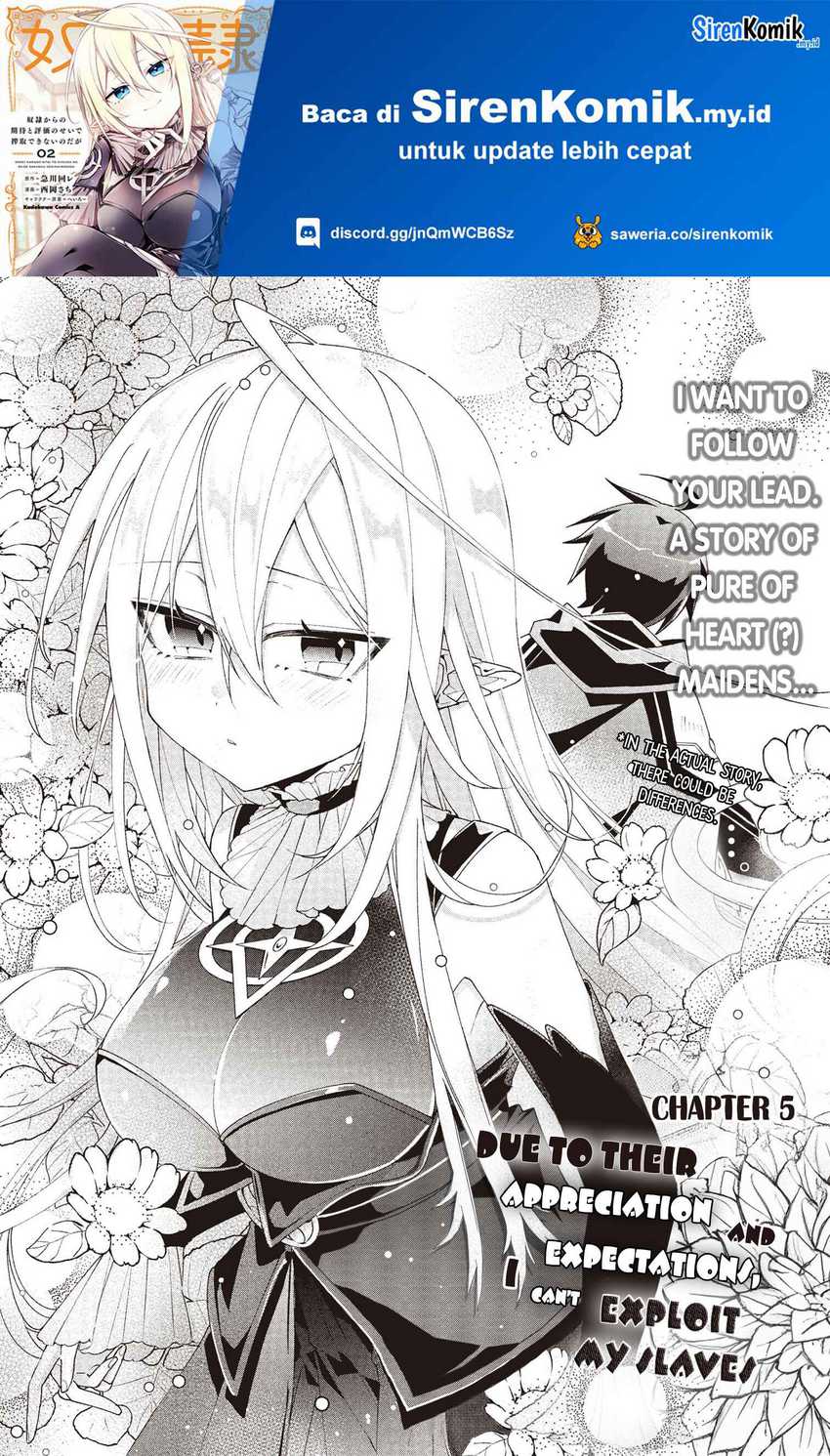 Dorei kara no Kitai to Hyouka no sei de Sakushu dekinai no daga Chapter 05 page 1