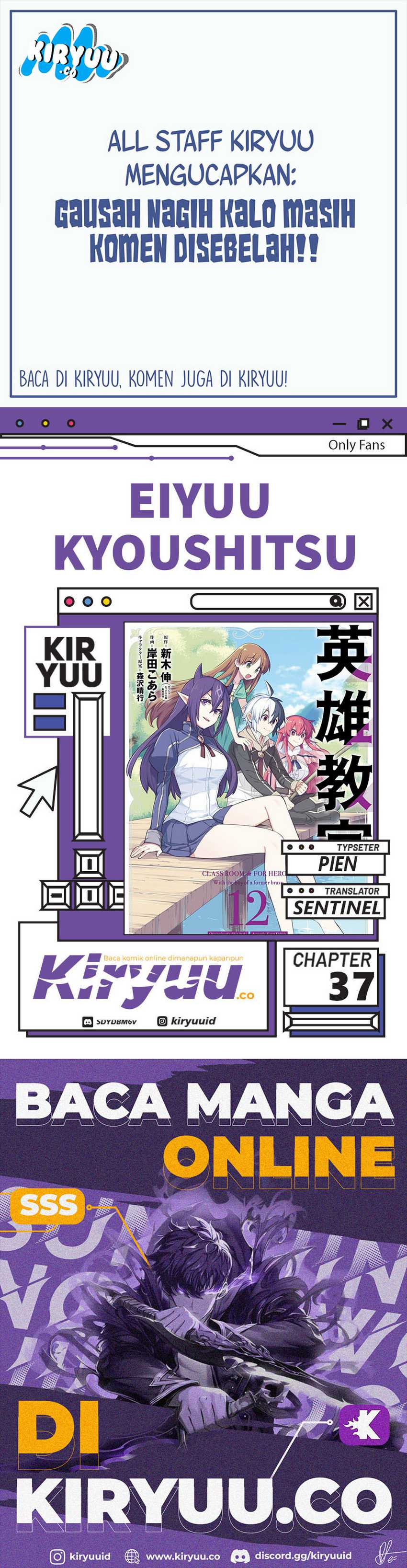 Eiyuu Kyoushitsu Chapter 37
