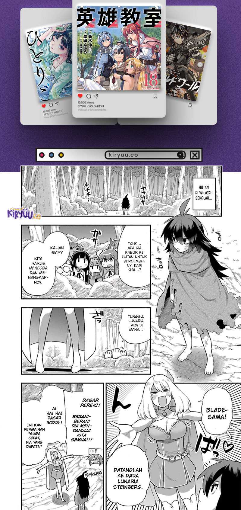 Eiyuu Kyoushitsu Chapter 38