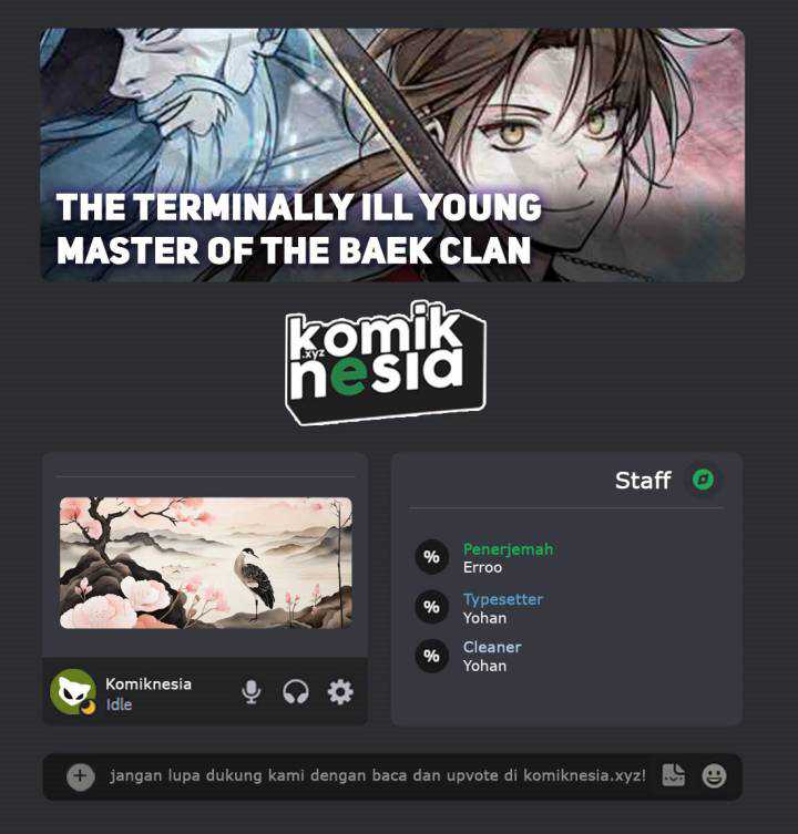 The Terminally Ill Young Master of the Baek Clan Chapter 37