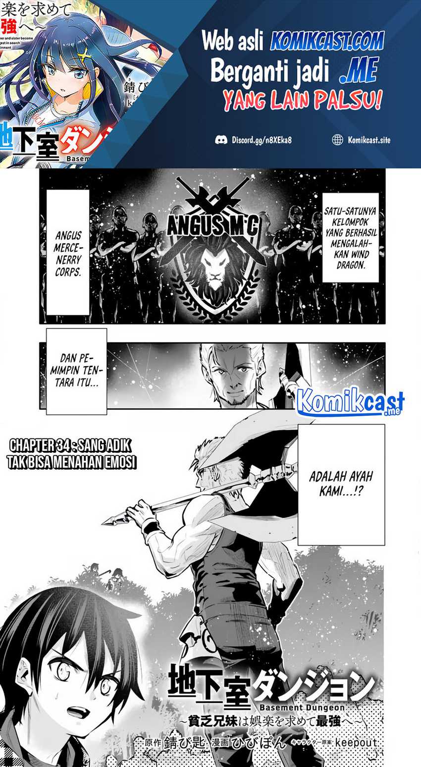 Chikashitsu Dungeon: Binbou Kyoudai wa Goraku o Motomete Saikyou e Chapter 34