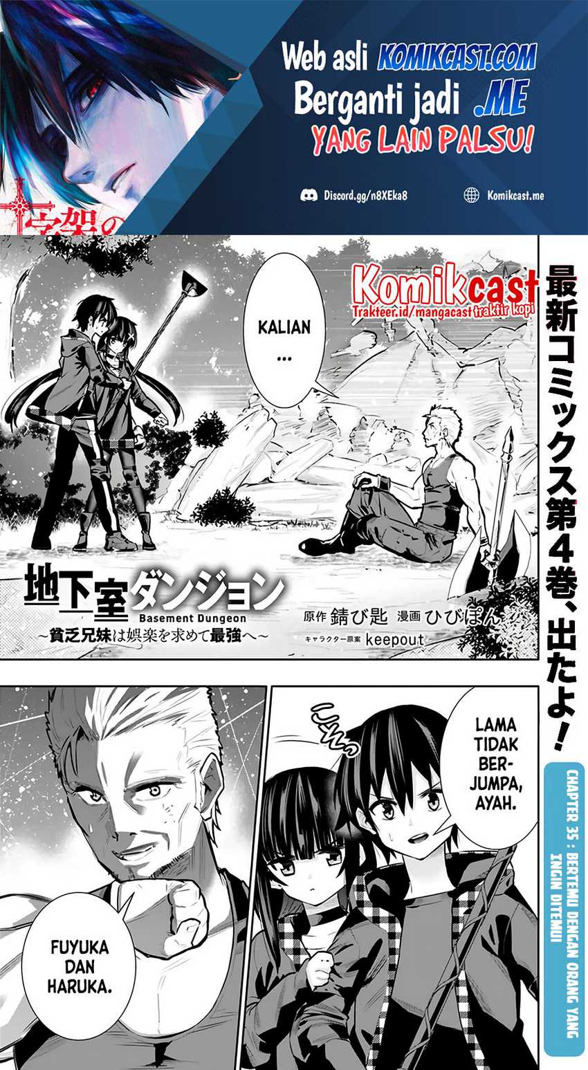 Chikashitsu Dungeon: Binbou Kyoudai wa Goraku o Motomete Saikyou e Chapter 35