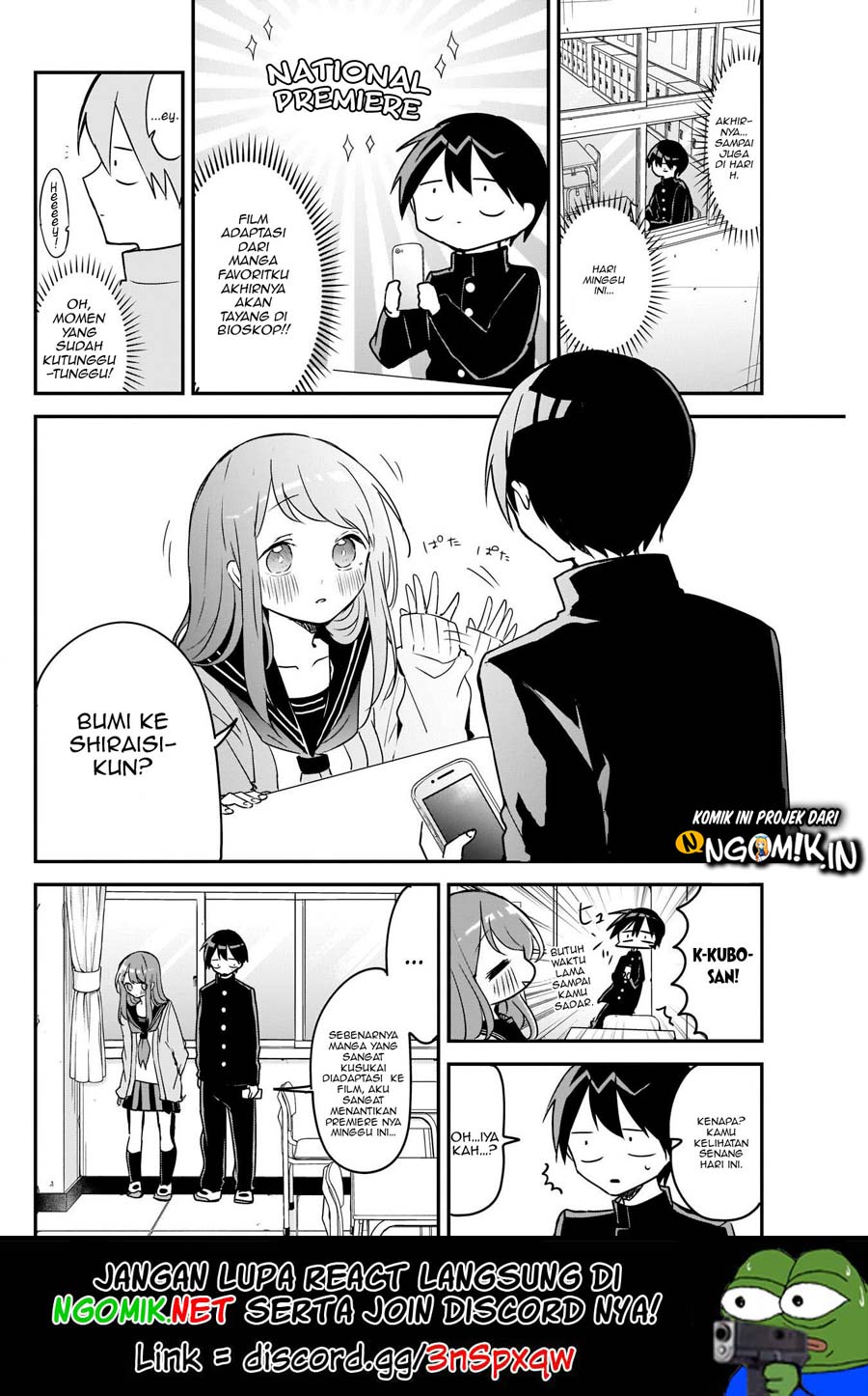 Kubo-san wa Boku (Mobu) wo Yurusanai Chapter 40