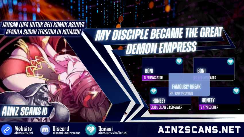 My Disciple Became The Great Demon Empress?! Chapter 29 page 0