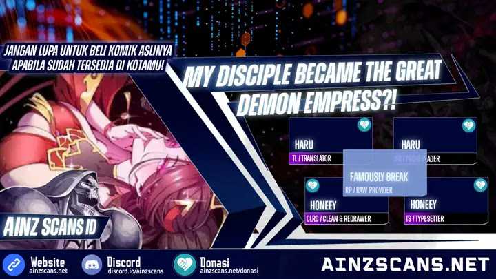 My Disciple Became The Great Demon Empress?! Chapter 35 page 0
