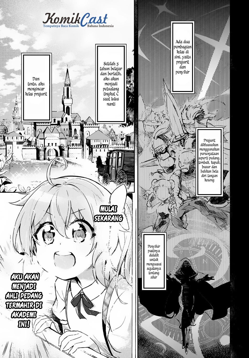 Kenshi o Mezashite Nyugaku Shitanoni Maho Tekisei 9999 Nandesukedo!? Chapter 01